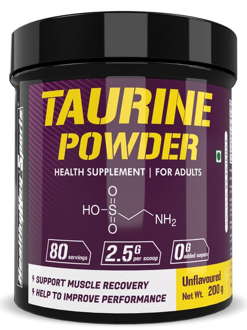 HealthyHey Sports Taurine Powder - 200g - Unflavoured