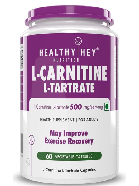 healthy hey l carnitine Essential L-Carnitine HealthyHey L-Carnitine & L-Tartrate Support