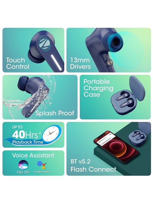 Zebronics¿Blue Sound Bomb 7 Bluetooth TWS in Ear Earbuds