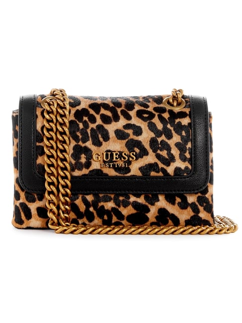 Shoulder Bag Guess Leopard Print Wallet Guess Leopard Printed Abey
