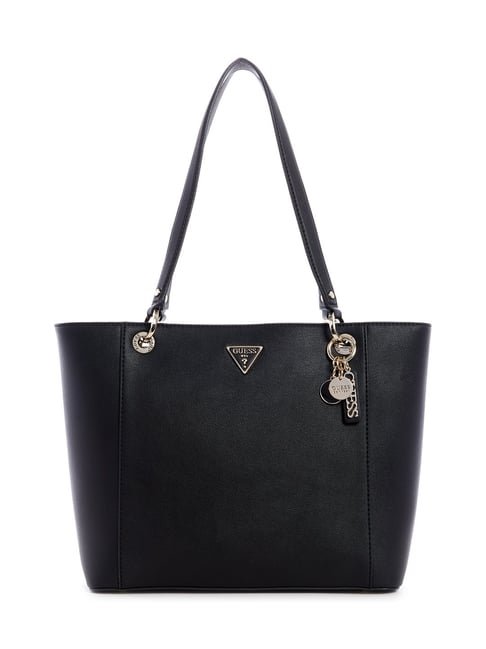 Guess Black Solid Noelle Elite Tote Bag
