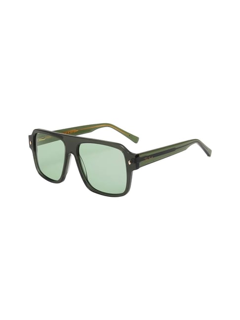Ted Smith Green Square UV Protection Unisex Sunglasses-picture-43