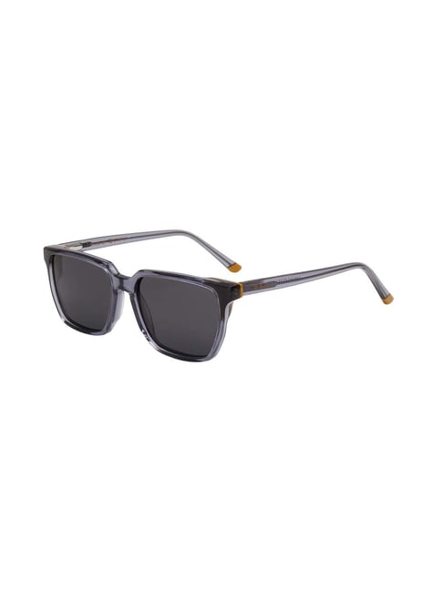 Ted Smith Grey Rectangular UV Protection Unisex Sunglasses-picture-35