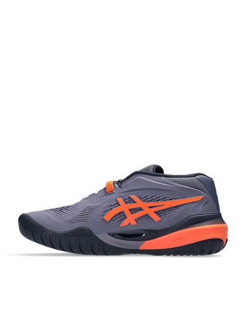 Buy Asics Men's GEL-RESOLUTION X Greyish Purple Tennis Shoes for