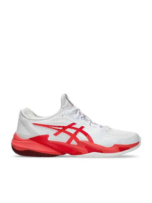 Asics Men's COURT FF NOVAK White Tennis Shoes