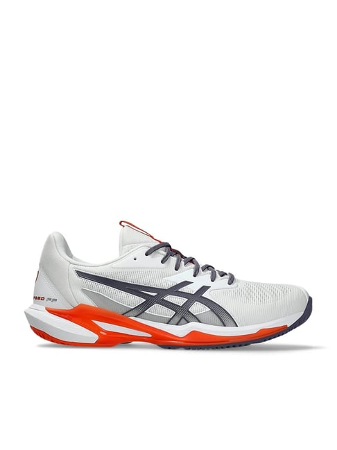 Asics Men's SOLUTION SPEED FF White Tennis Shoes