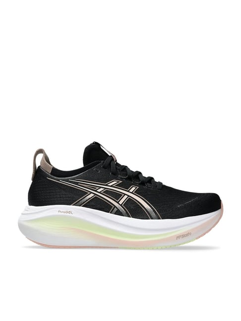 Asics Women's GEL-NIMBUS 27 Black Running Shoes