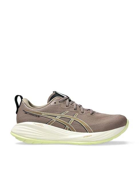 Buy Asics Men's GEL-CUMULUS 27 Taupe Grey & Black Running Shoes