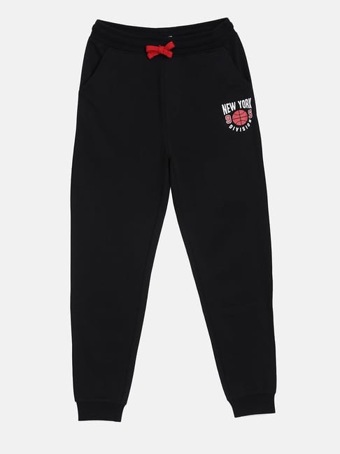 3PIN Boys Black Cotton Joggers-picture-36