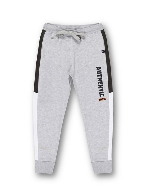 3PIN Boys Grey Cotton Joggers-picture-16