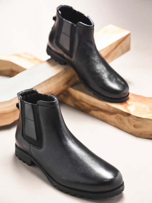 Clog London Men's Black Chelsea Boots-picture-29