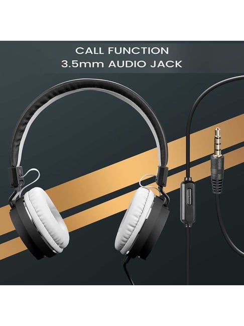 Zebronics¿Black Storm Wired On Ear Headphone
