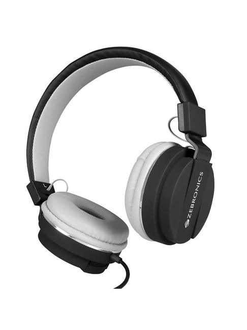 Zebronics¿Black Storm Wired On Ear Headphone