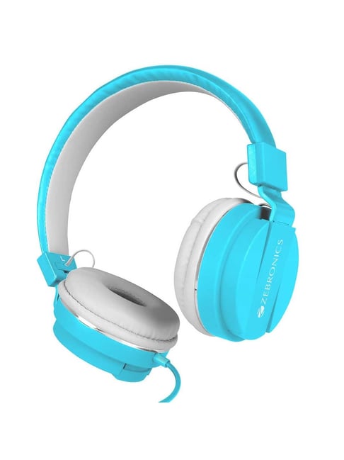 Buy Zebronics¿Blue Storm Wired On Ear Headphone at Best Price