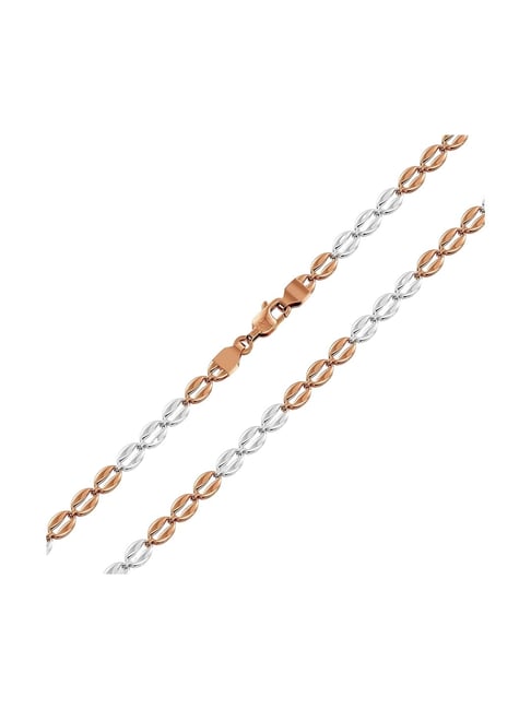 Buy Joyalukkas Modern Oval Mens Platinum Chain Online At Best