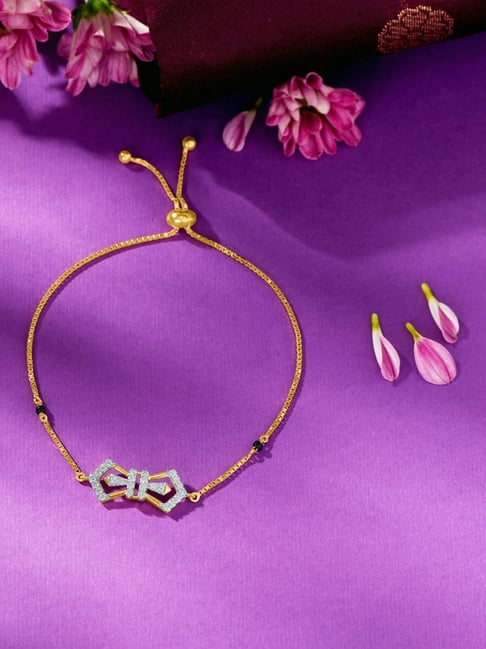 P.N.Gadgil Jewellers Joyful Adornment Gold & Diamond Bracelet For Women-picture-11