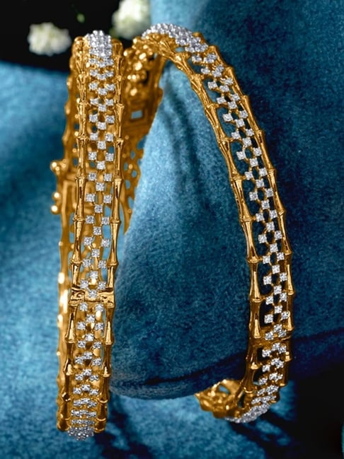 P.N.Gadgil Jewellers Sophisticated Gold & Diamond Bracelet For Women
