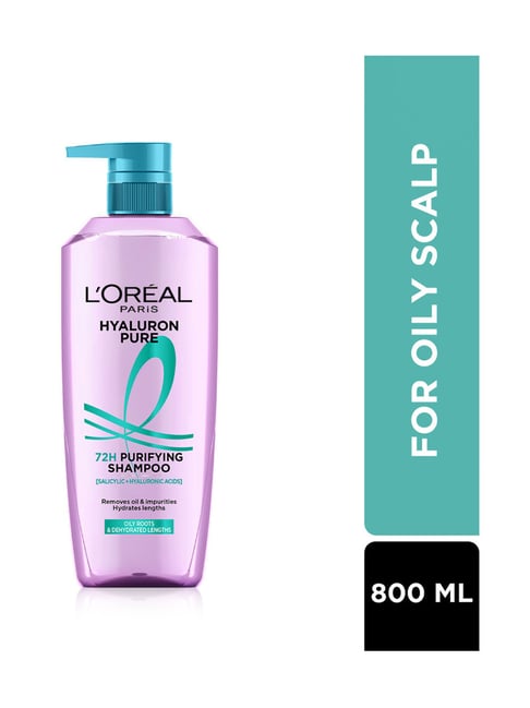 L'Oreal Paris Hyaluron Pure 72H Purifying Shampoo - 800 ml-picture-13