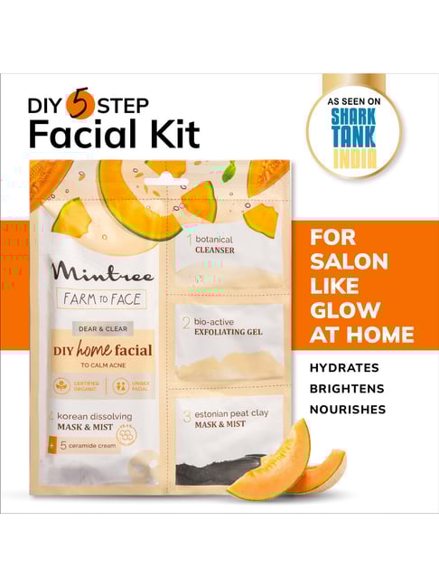 Buy Mintree Organic Farm to Face 5 Steps DIY Home Facial Kit for