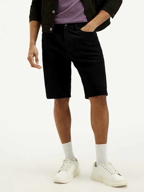 Levi's Black Regular Fit Shorts