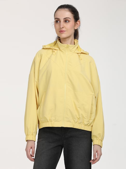 Levi's Yellow Relaxed Fit Hooded Jacket-picture-37