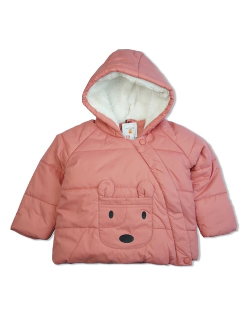 Bodycare Girls Pink Cotton Printed Jacket-picture-27