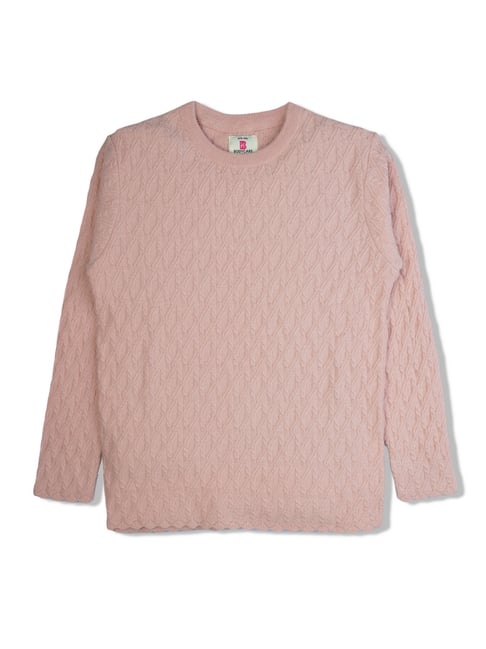 Bodycare Girls Pink Cotton Printed Sweater-picture-41