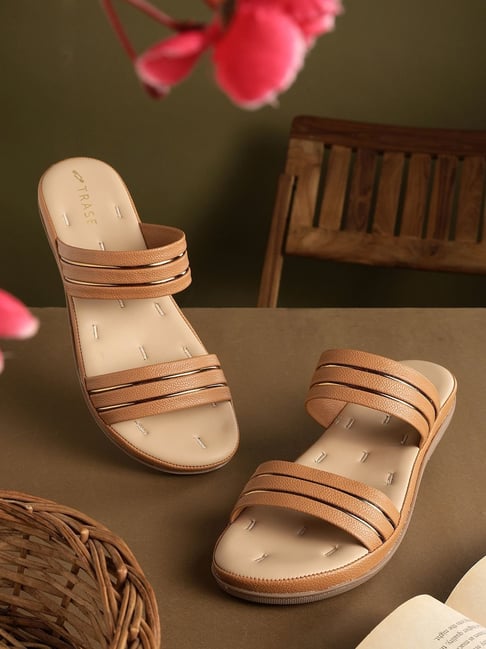 Trase Women's Tan Casual Sandals-picture-25