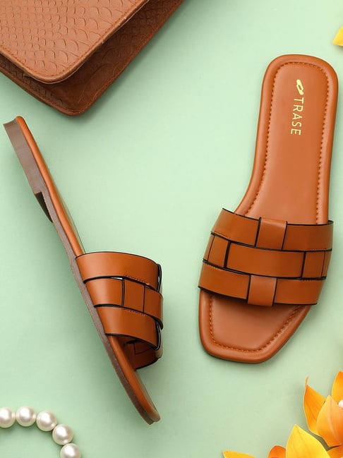 Trase Women's Tan Casual Sandals-picture-17