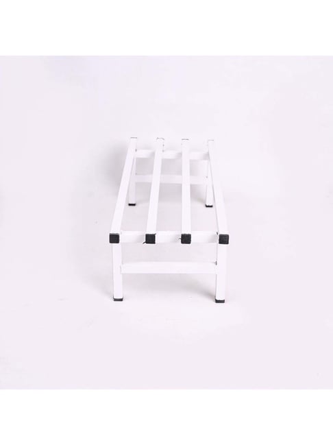 Buy Ugaoo White Metal Elevate Square Tube Plant Stand - Set of 2