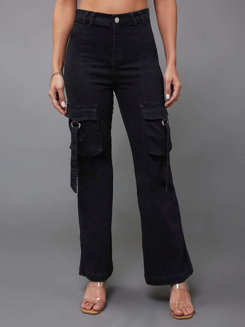 Miss Chase Black Plain Jeans-picture-25