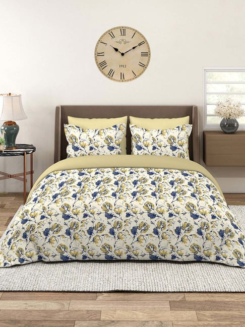 Layers Home Easy 100% Cotton 144 TC Printed King Bedsheet with 2 Pillow Covers-picture-27