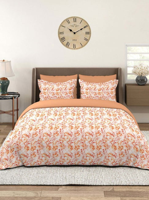Layers Home Easy 100% Cotton 144 TC Printed Double Bedsheet with 2 Pillow Covers-picture-25