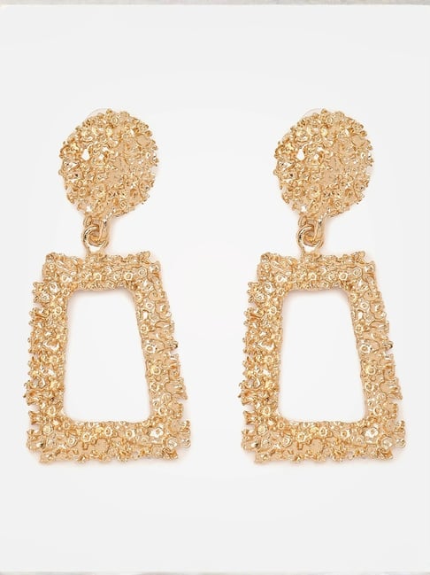 Sohi Gold Plated Designer Drop Earrings-picture-15