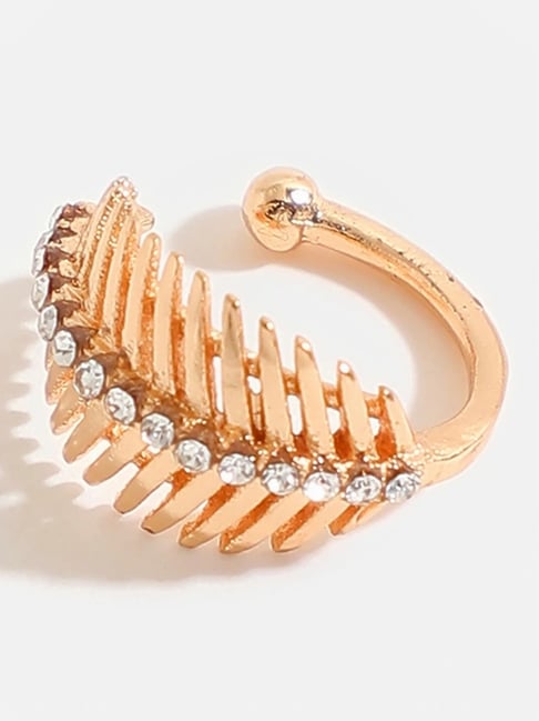 Sohi Women Gold Plated Cartilage Earrings-picture-11