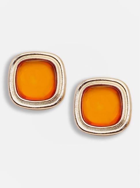 Sohi Gold Plated Party Designer Stone Stud Earrings-picture-39