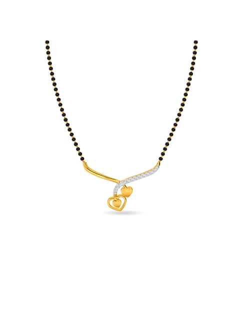 Kisna Diamond & Gold Jewellery 14k Gold & Diamond Pratishta Mangalsutra for Women