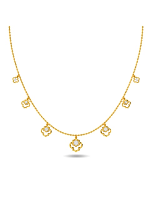 Kisna Diamond & Gold Jewellery 14k Gold & Diamond Ragini Necklace for Women