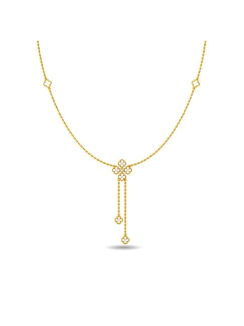 Kisna Diamond & Gold Jewellery 18k Gold & Diamond Preeha Necklace for Women