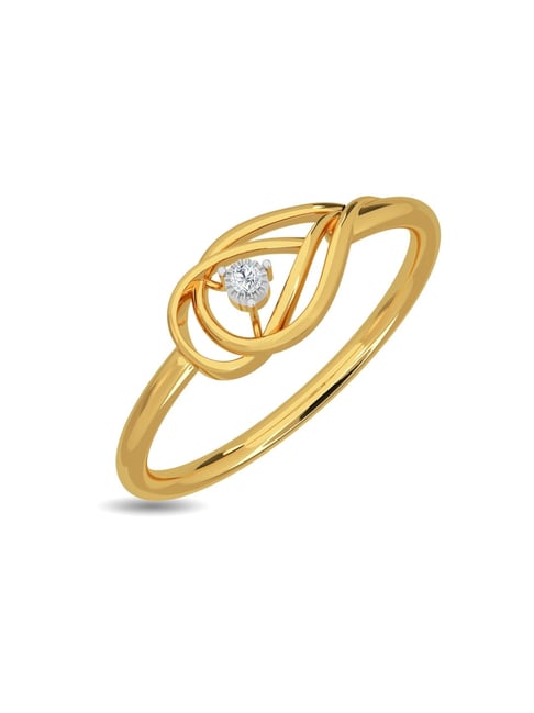 Kisna Diamond & Gold Jewellery Rivka 14k (585) Diamond & Gold Ring For Women