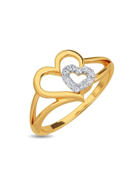 Kisna Diamond & Gold Jewellery Baha 14k (585) Diamond & Gold Ring For Women