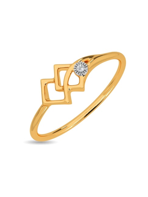 Kisna Diamond & Gold Jewellery Cali 14k (585) Diamond & Gold Ring For Women