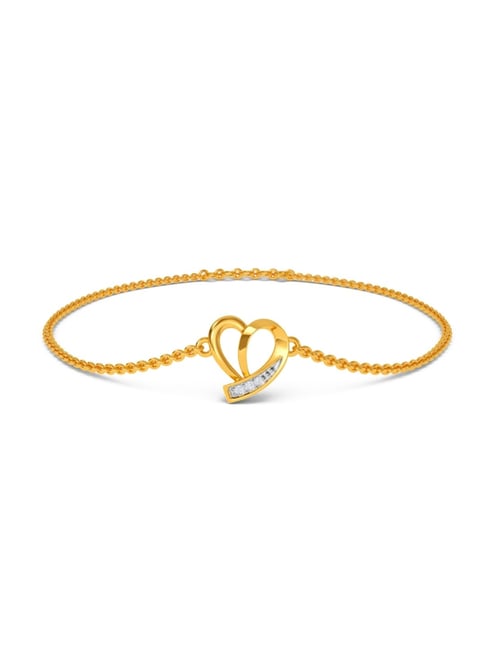 Kisna Diamond & Gold Jewellery The Zest 18k Gold & Diamond Bracelet for Women