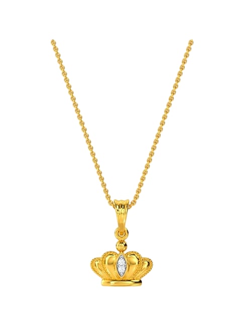Kisna Diamond & Gold Jewellery 14k The Coronal Pendant-picture-42