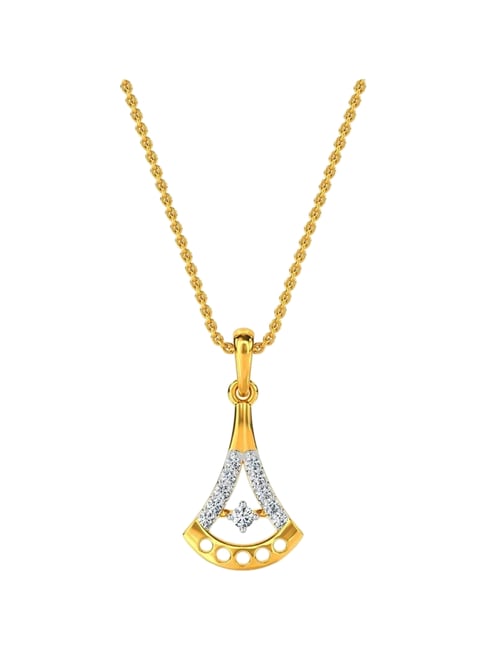 Kisna Diamond & Gold Jewellery 14k Vinsey Diamond Pendant
