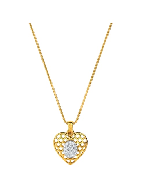 Kisna Diamond & Gold Jewellery 14k Cecilia Diamond Pendant-picture-17