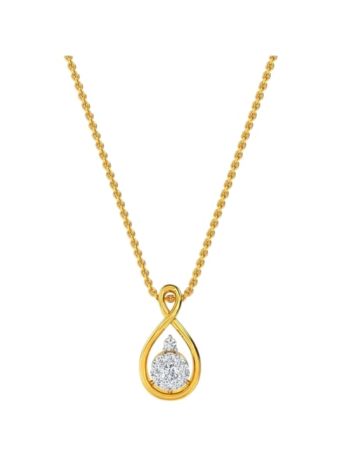 Kisna Diamond & Gold Jewellery 18k Carlisle Diamond Pendant-picture-13