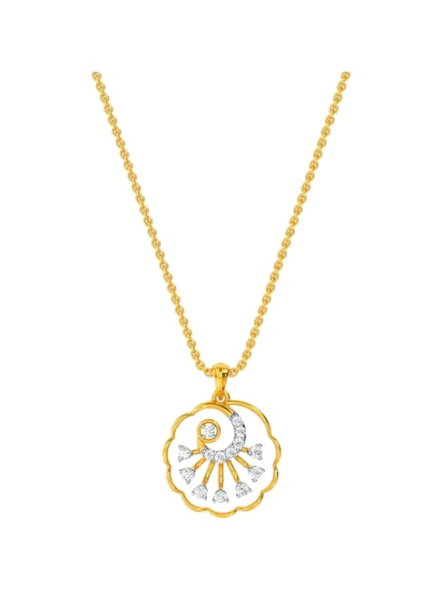 Kisna Diamond & Gold Jewellery 14k Lauryn Pendant