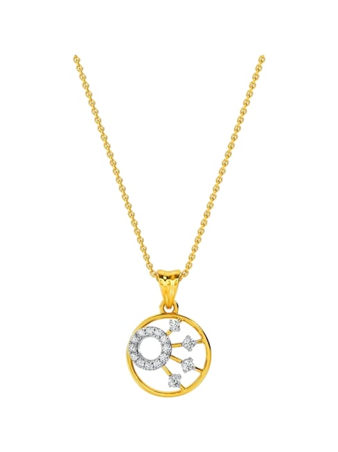 Kisna Diamond & Gold Jewellery 18k Kahlen Pendant