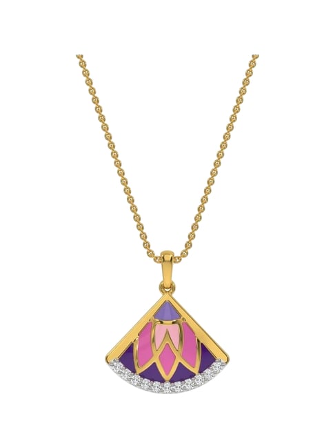 Kisna Diamond & Gold Jewellery 14k Fiorella Pendant